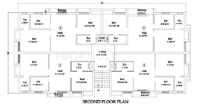 Images for Cluster Plan of ML Maruthi Enclave