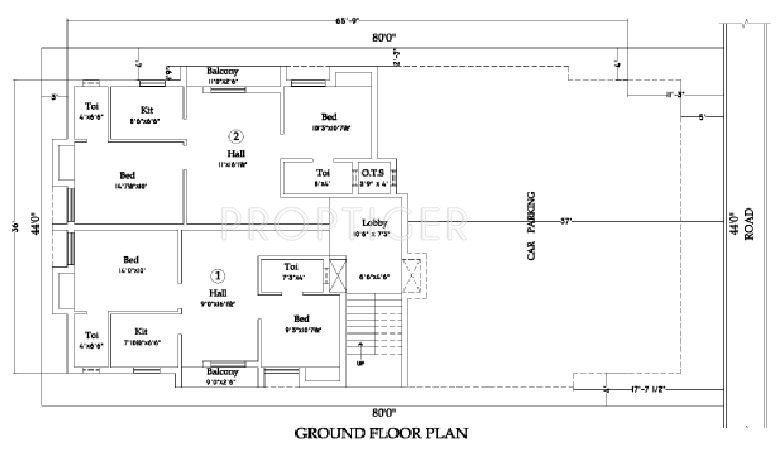 Images for Cluster Plan of ML Maruthi Enclave