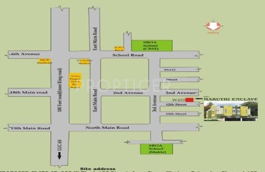 Images for Location Plan of ML Maruthi Enclave