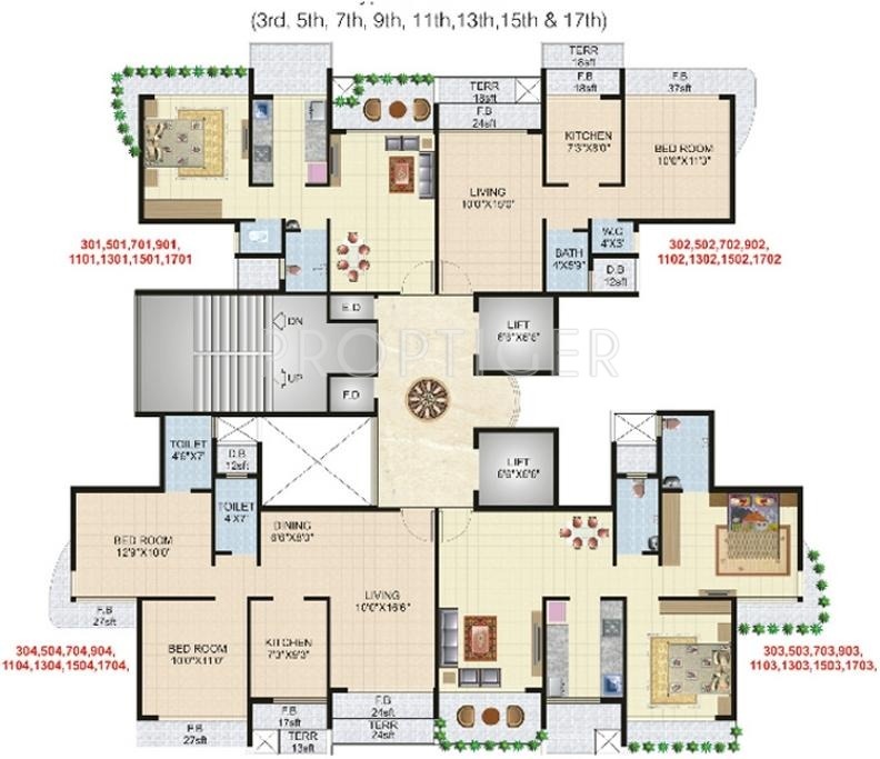 Images for Cluster Plan of Siddharth Geetanjali Heights