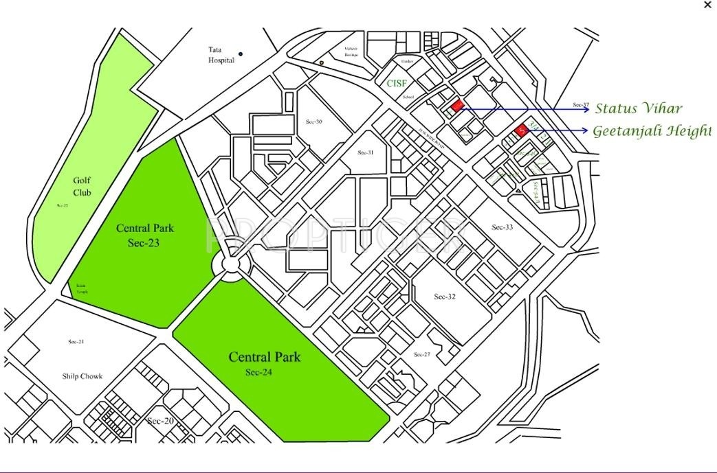 Images for Location Plan of Siddharth Geetanjali Heights