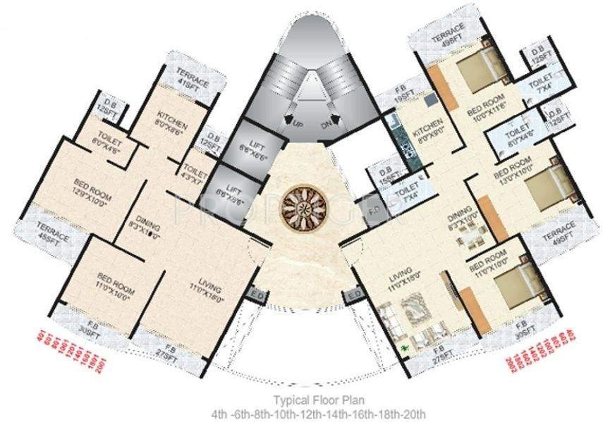 Images for Cluster Plan of Siddharth Geetanjali Jewel