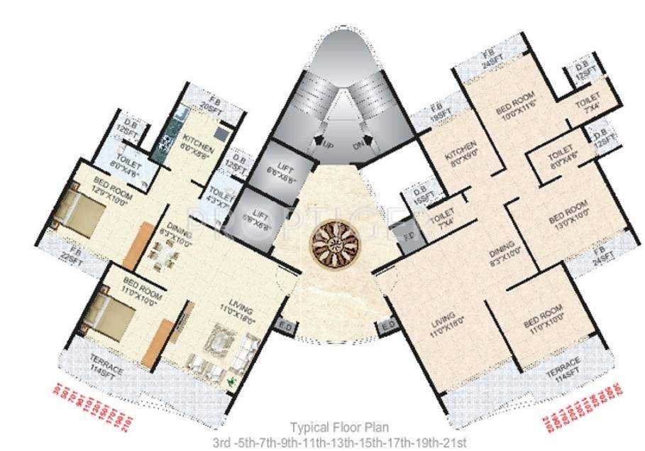 Images for Cluster Plan of Siddharth Geetanjali Jewel