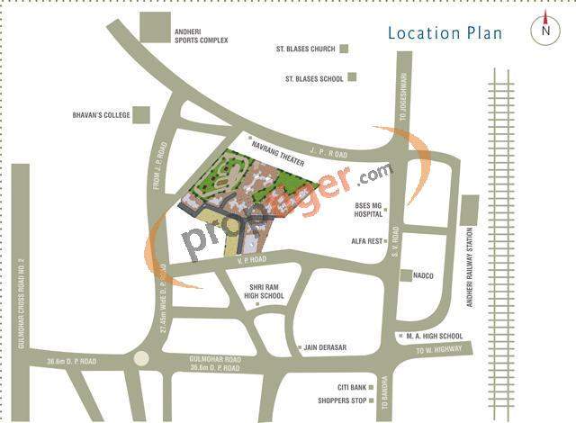 Images for Location Plan of Sagar Builders Sagar Apartments