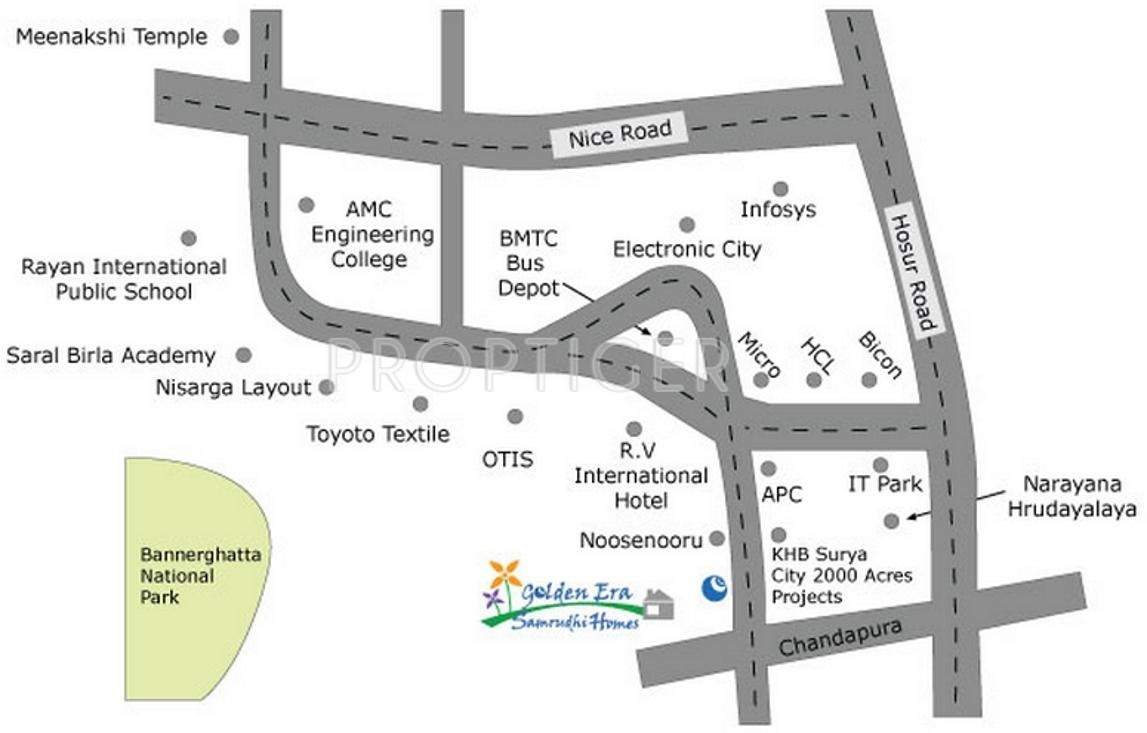 Images for Location Plan of Golden Era Property Golden Era Samrudhi Homes