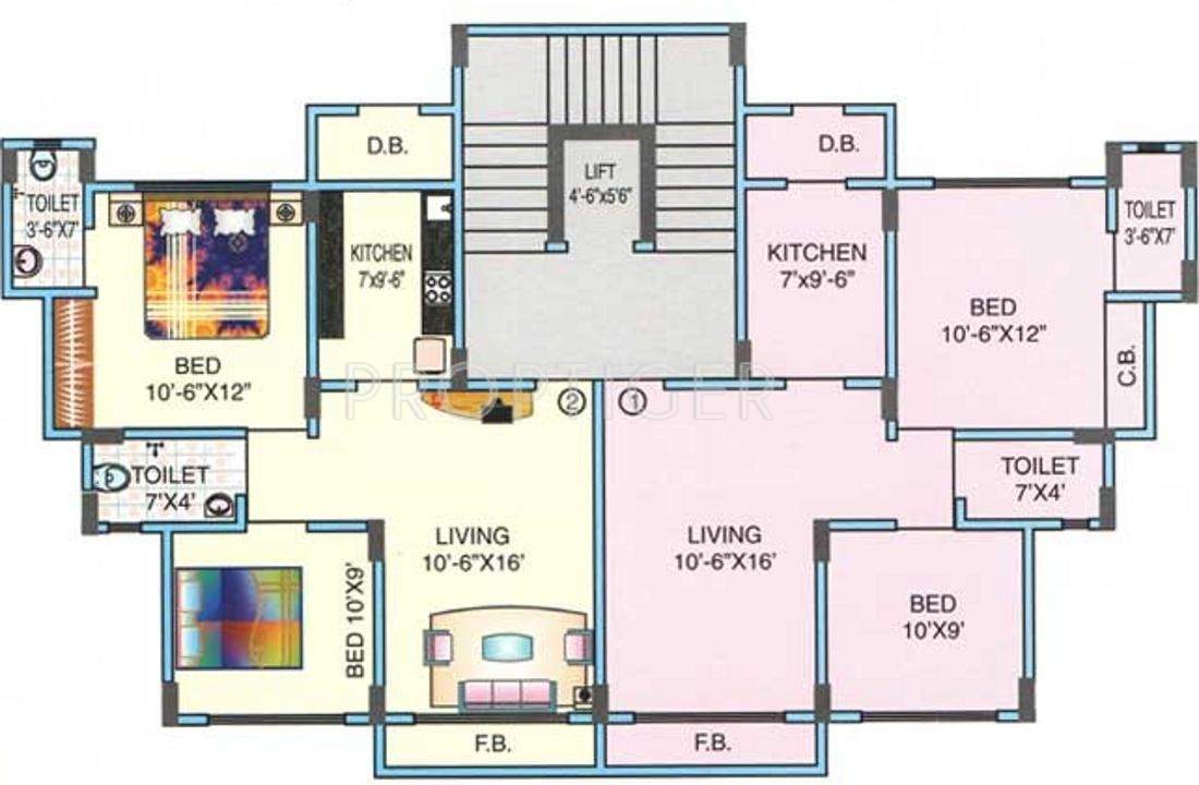 Images for Cluster Plan of Orbit Poonam Sunrise