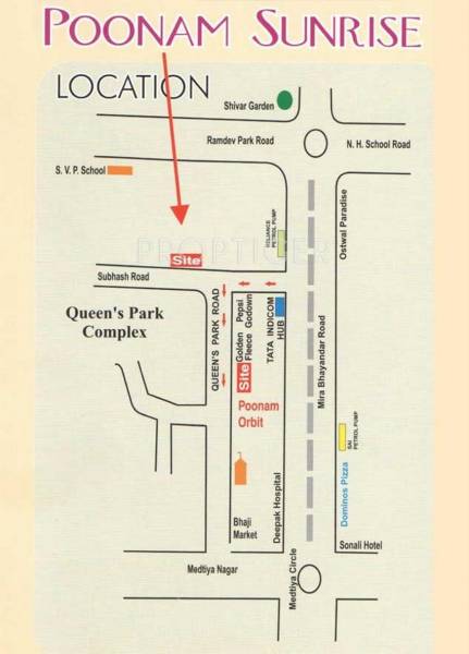 Images for Location Plan of Orbit Poonam Sunrise