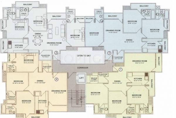Images for Cluster Plan of Express Builders Express Residency