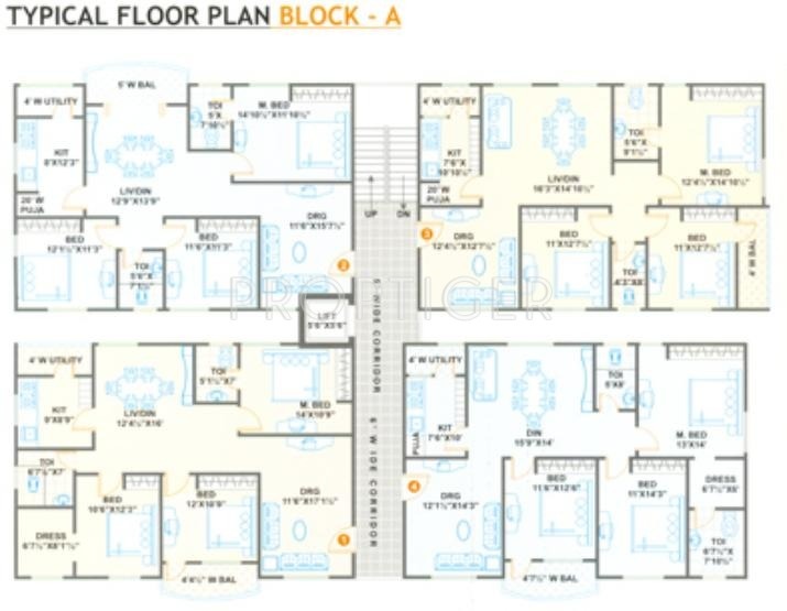 homes Block B Cluster Plan
