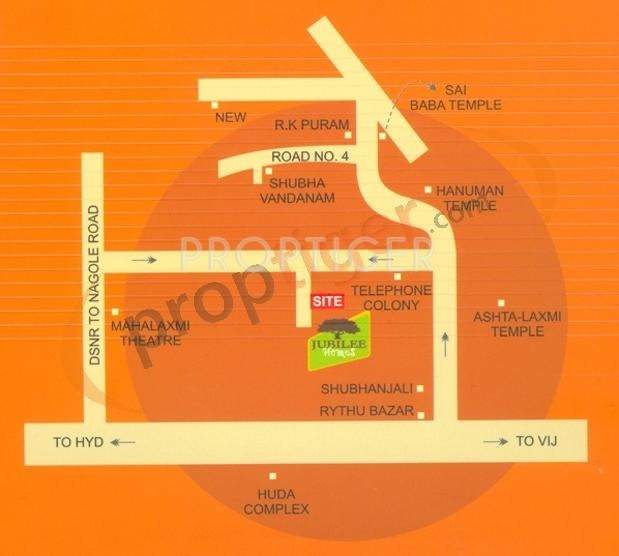 homes Images for Location Plan of Jubilee Homes