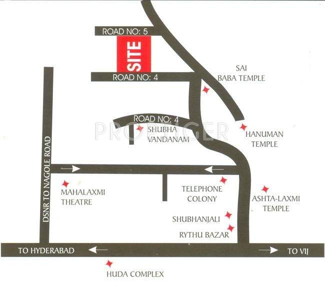 heights Images for Location Plan of Jubilee Heights