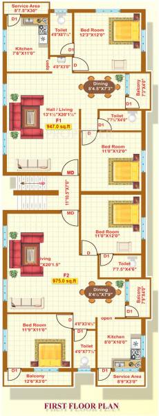Images for Cluster Plan of Jay Constructions Bagya Niwas