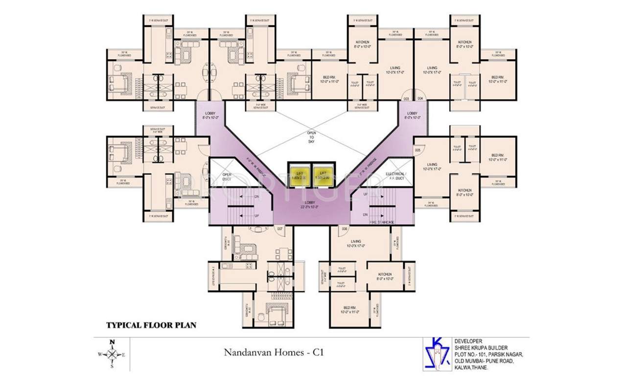  nandanvan homes Images for Cluster Plan of Shree Krupa Nandanvan Homes