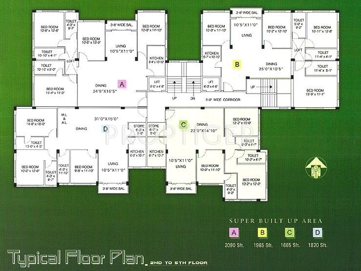 park Tower A Cluster Plan