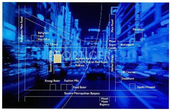 park Images for Location Plan of Akshara Group Akshara Park