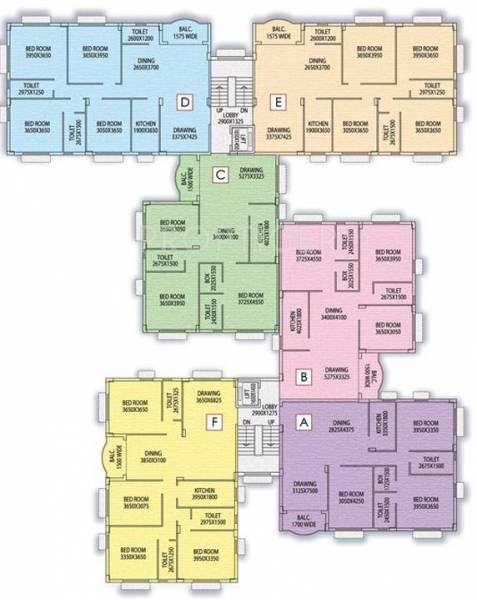 Images for Cluster Plan of Akshara Group Akshara Gold