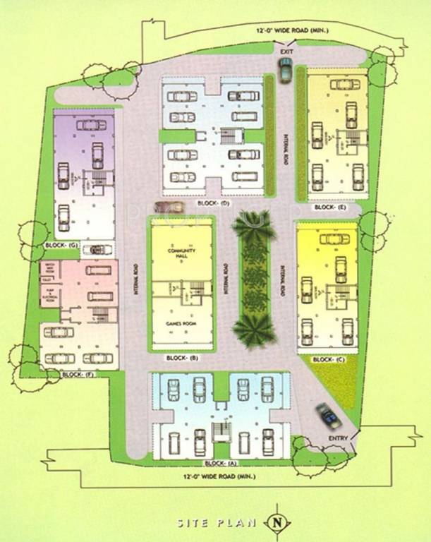 Images for Layout Plan of Akshara Akshara Swiss Court