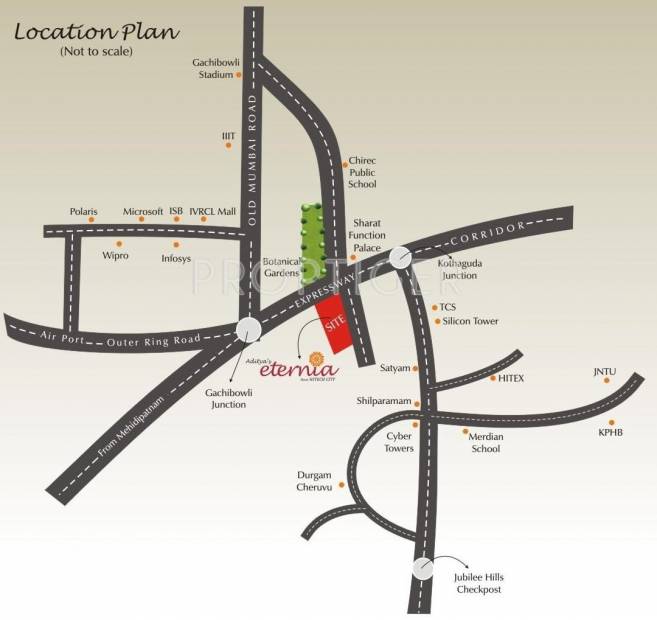  eternia Images for Location Plan of Aditya Eternia