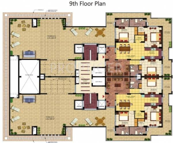  palm-village Tower A Cluster Plan
