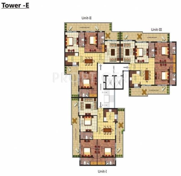  palm-village Tower B Cluster Plan