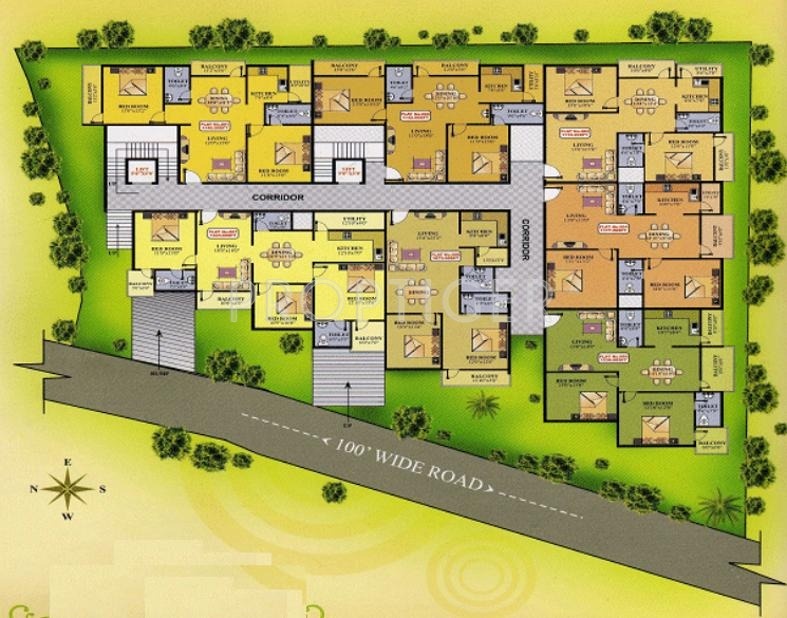 Images for Cluster Plan of Sai Purvi Developers Purvi Meadows
