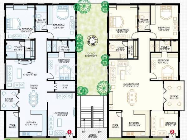 Images for Cluster Plan of Aryamitra Vista Residency