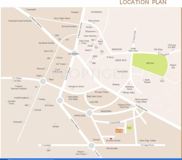 Images for Location Plan of Aryamitra Vista Residency