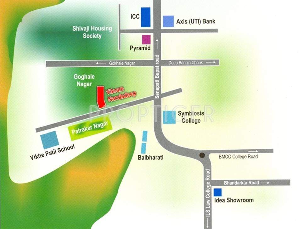  nandadeep Images for Location Plan of Vikram Nandadeep