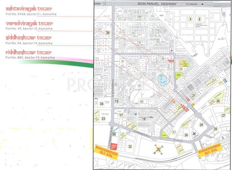 Images for Location Plan of Dharti Varad Vinayak Towers