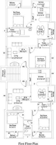 Images for Cluster Plan of VJS Associates Kumaran Krishnaa