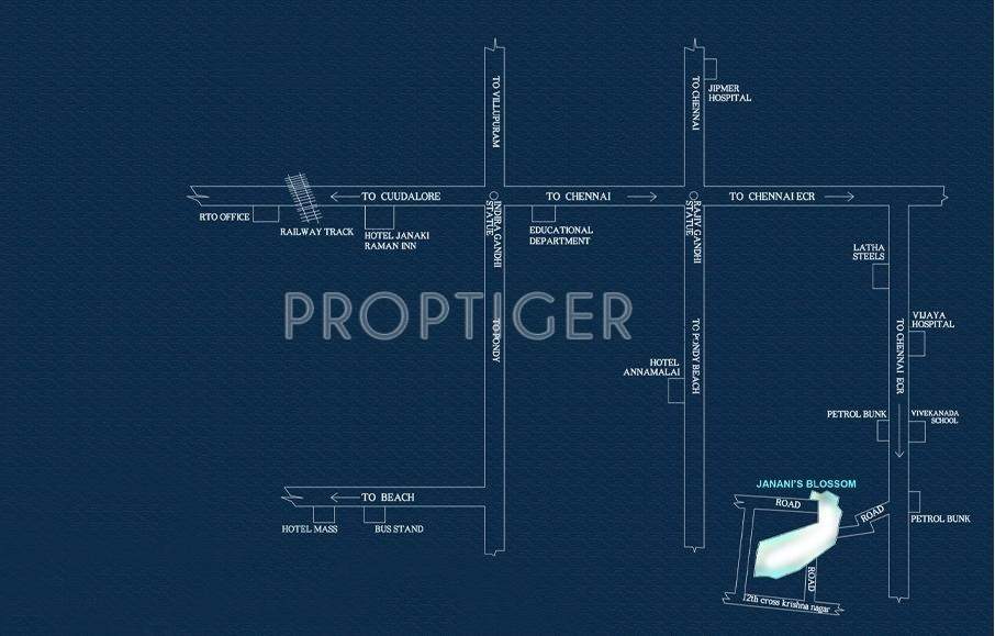 Images for Location Plan of  Jananis Blossom