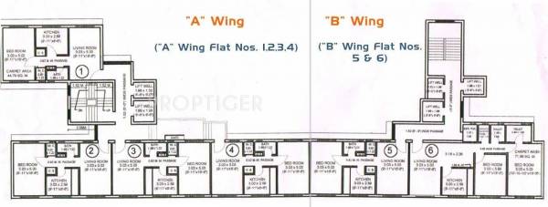  towers Wing A Cluster Plan