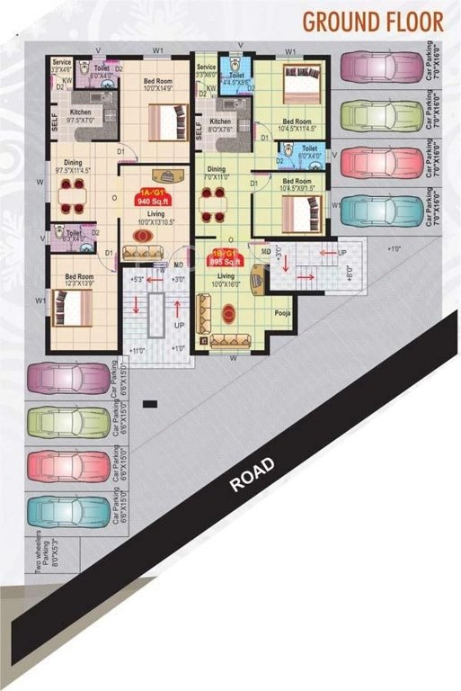 Images for Cluster Plan of VJS Associates Kumaran Sukrataa