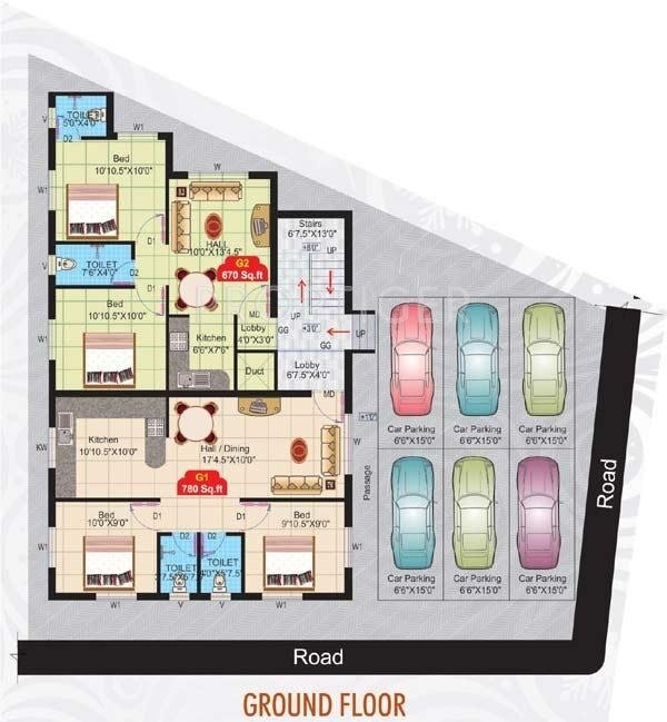Images for Cluster Plan of VJS Associates Kumaran Sukrataa