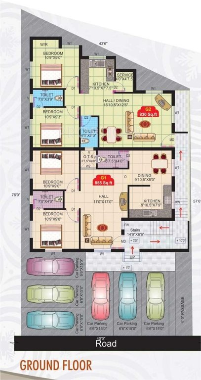 Images for Cluster Plan of VJS Associates Kumaran Sukrataa