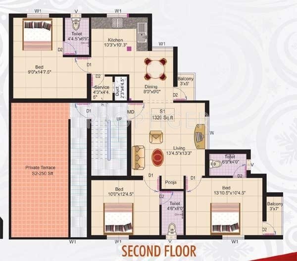 Images for Cluster Plan of VJS Associates Kumaran Sukrataa