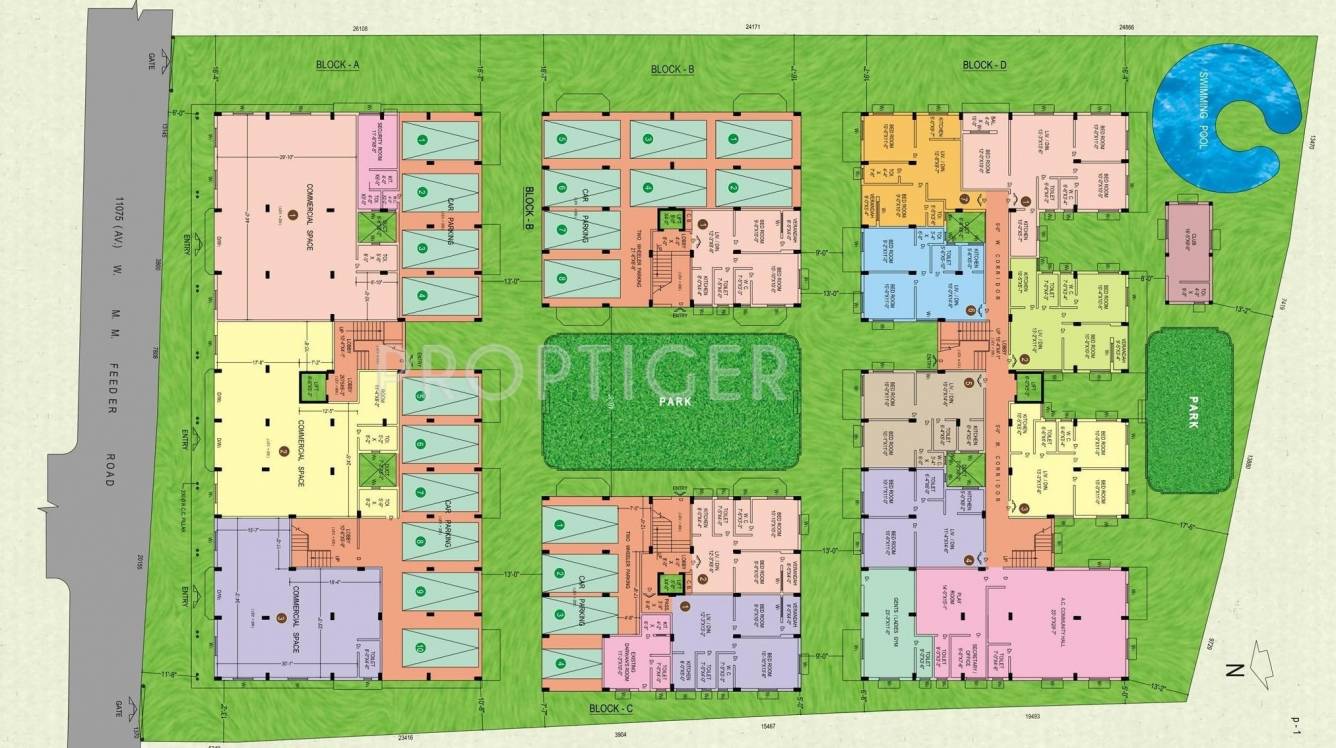 Images for Layout Plan of Vastucon Dream Reinforced North Spring
