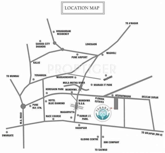 Images for Location Plan of Anandtara Construction Tarabai Park