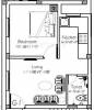 Shrusti Vanajashri Floor Plan (1BHK+1T)