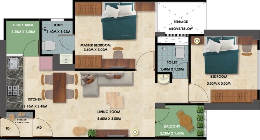  sky high towers Floor Plan Floor Plan