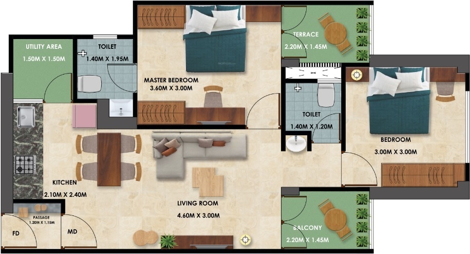 sky high towers Floor Plan Floor Plan