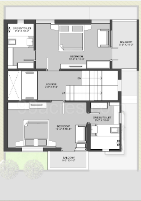  vrundavan bunglows Floor Plan First Floor Plan