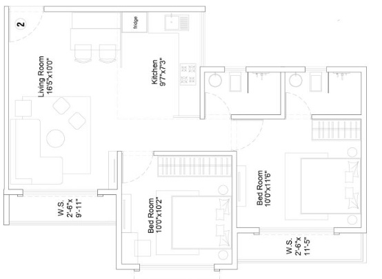  radhey-galaxy-phase-2 Floor Plan Floor Plan