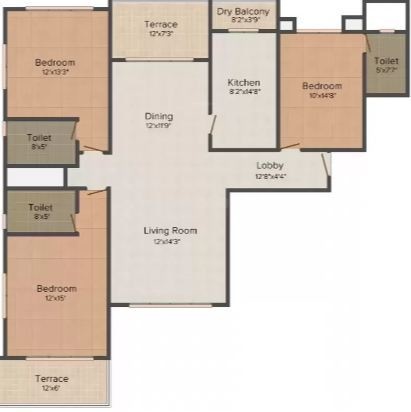 Floor Plan hill view residency Floor Plan Floor Plan