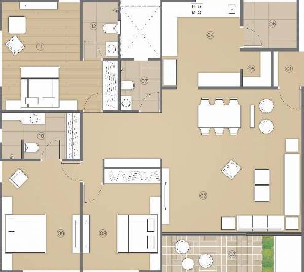 floorPlan of Pramukh Vivanta