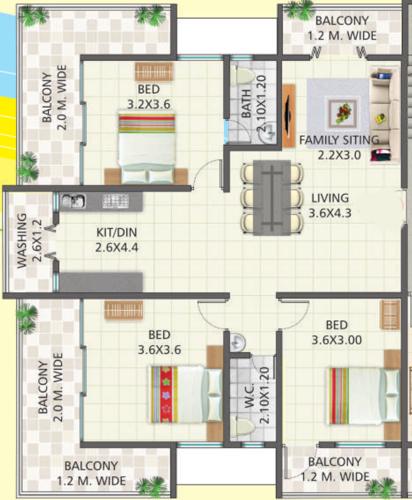  shree-swastik-apartment-co-op-housing-society Floor Plan Floor Plan