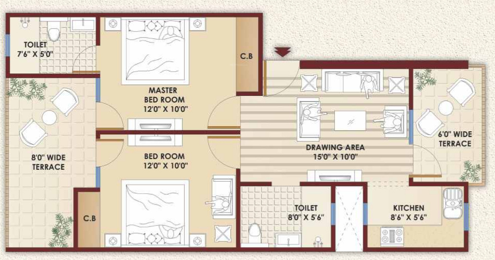  residency Floor Plan Floor Plan