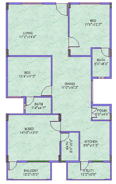  elite-b-block Floor Plan Floor Plan