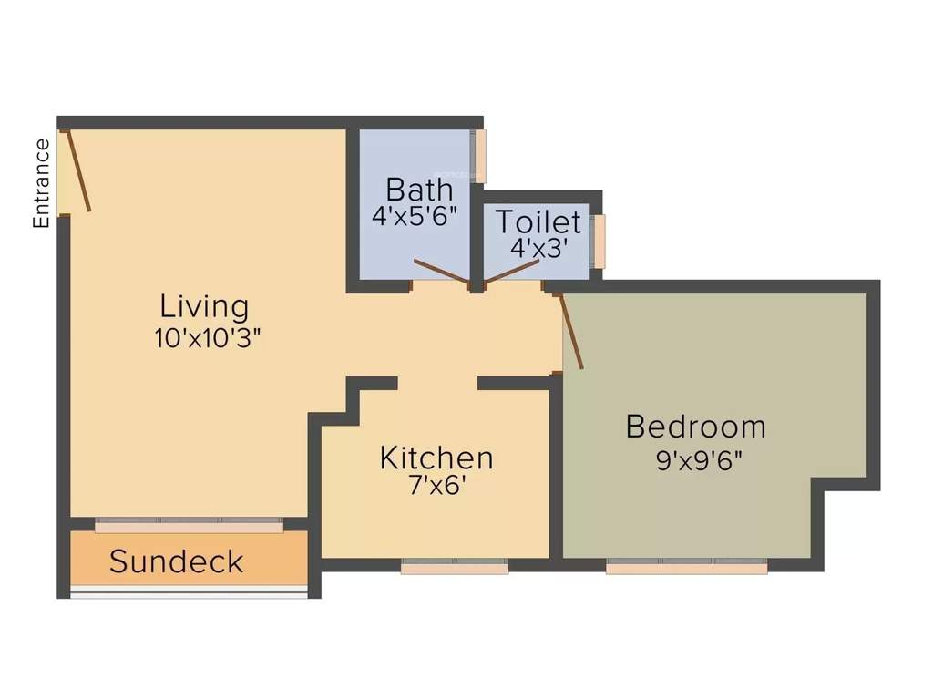  unnati woods phase 7 Floor Plan Floor Plan