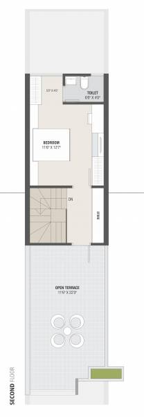  adhishthan-bungalow Floor Plan Second Floor Plan